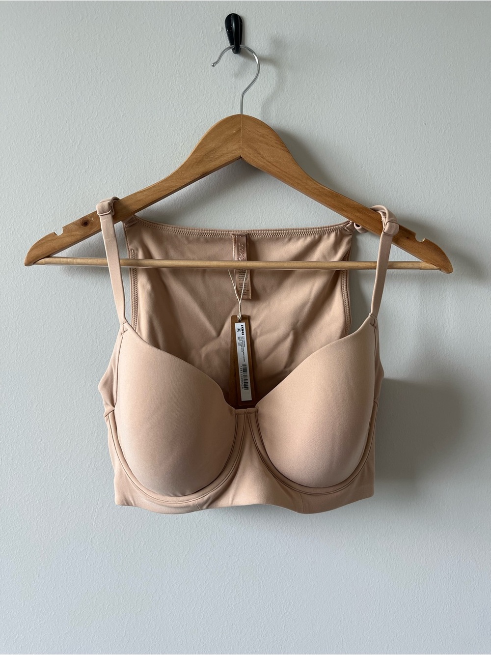 SKIMS Fits Everybody Full Coverage Back Smoother Bra 32DD NWT Clay Color